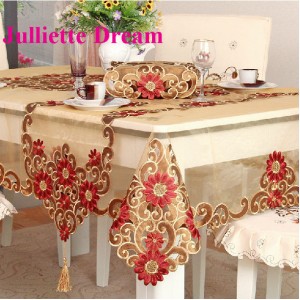 0428 estilo europeo mantel Mesa tela bordada flor elegante manteles mesa de comedor/MESA de té carbinet boda cubierta ali-57602139